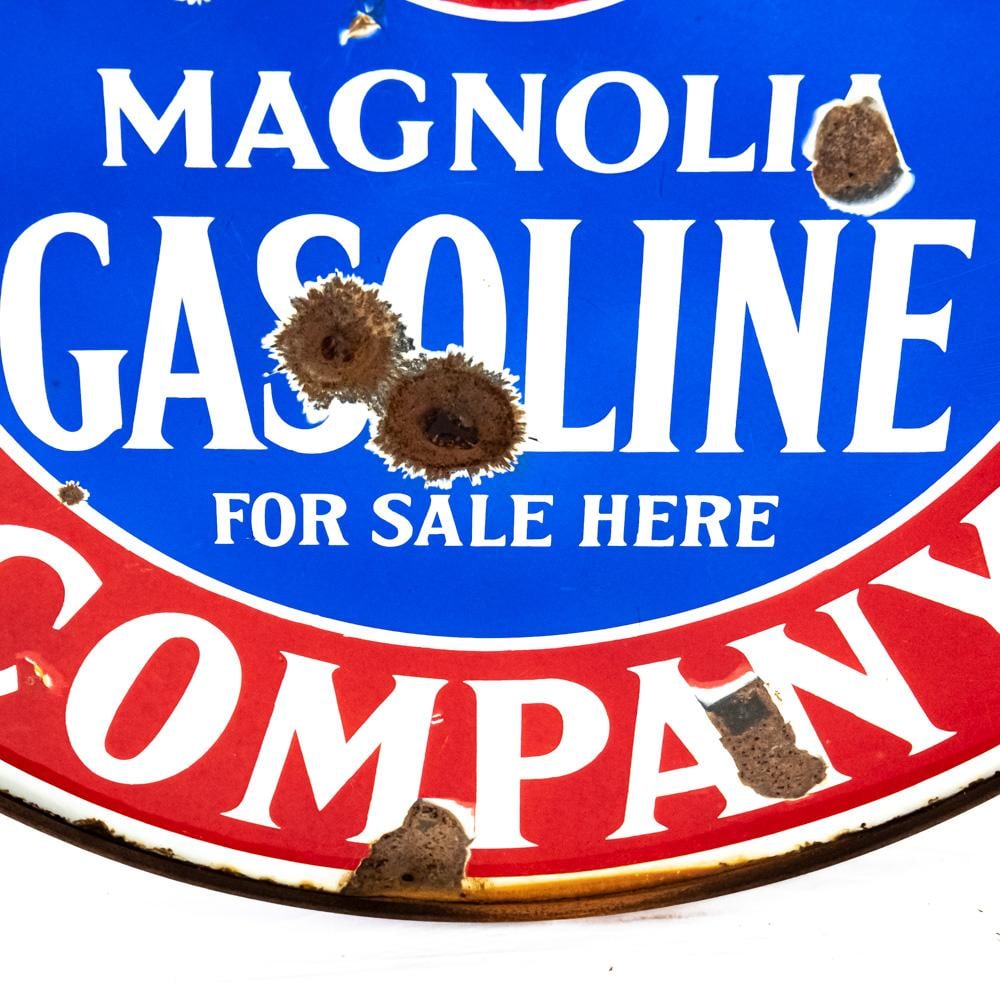 30" Magnolia Gas Motor Oil DSP Advertising Sign - 4
