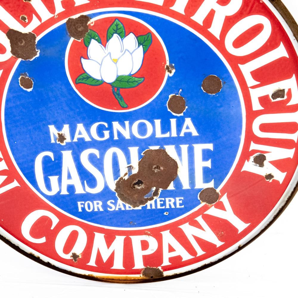 30" Magnolia Gas Motor Oil DSP Advertising Sign - 7