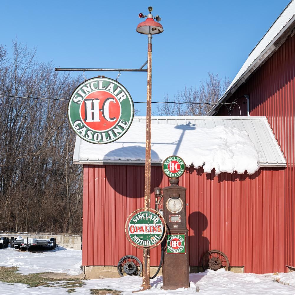 50" Sinclair Gasoline DSP Advertising Sign - 4