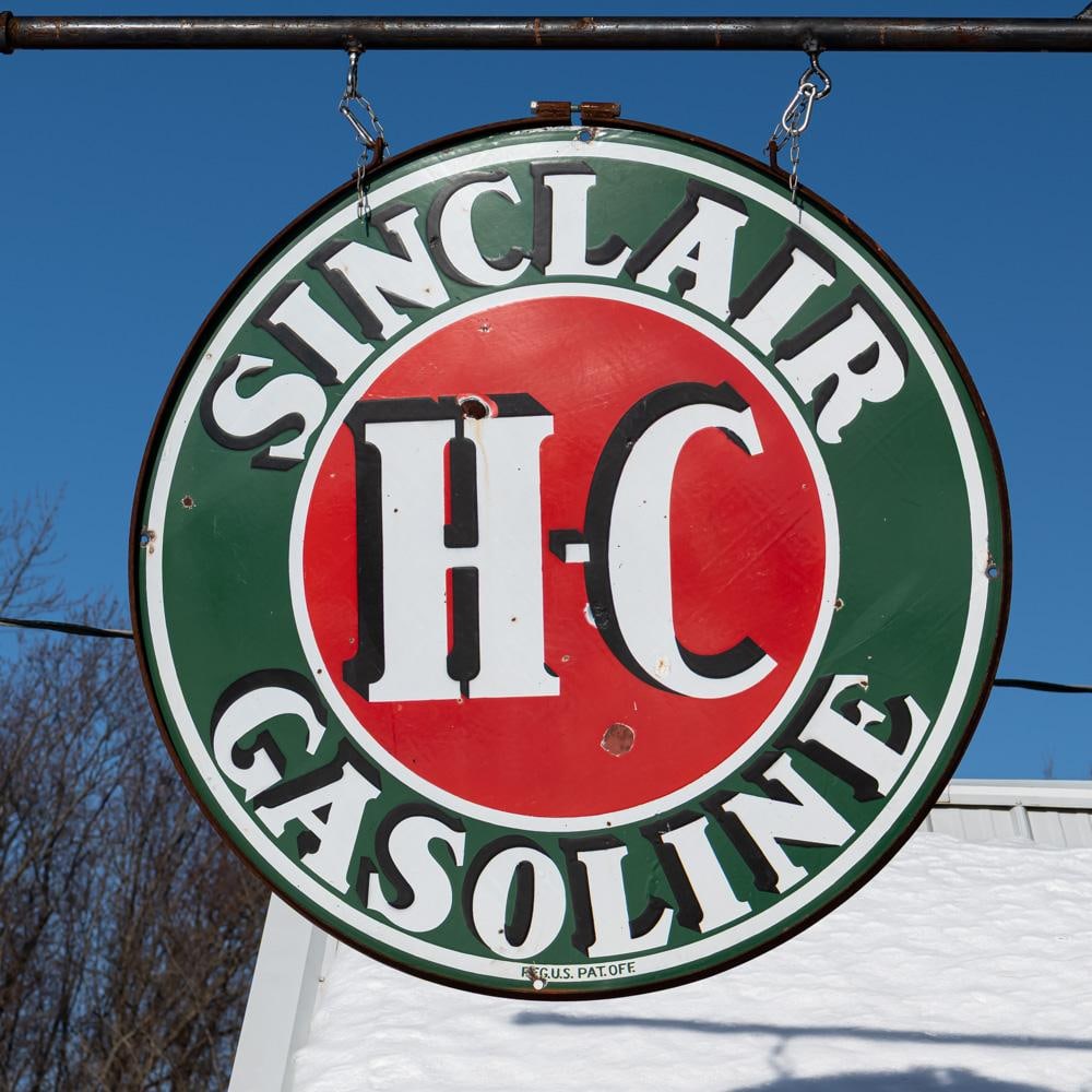 50" Sinclair Gasoline DSP Advertising Sign - 5