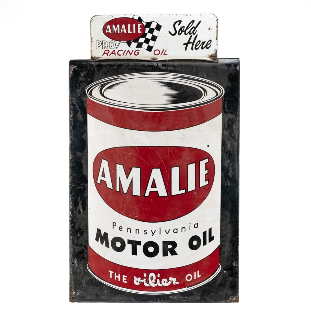 Amalie Motor Oil A Frame Sidewalk Advertising Sign (1 of 9)