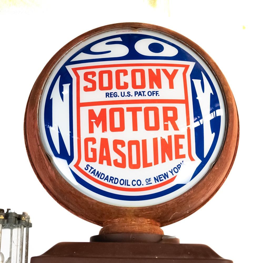 Bowser Exacto Clock Face Gas Pump - 5