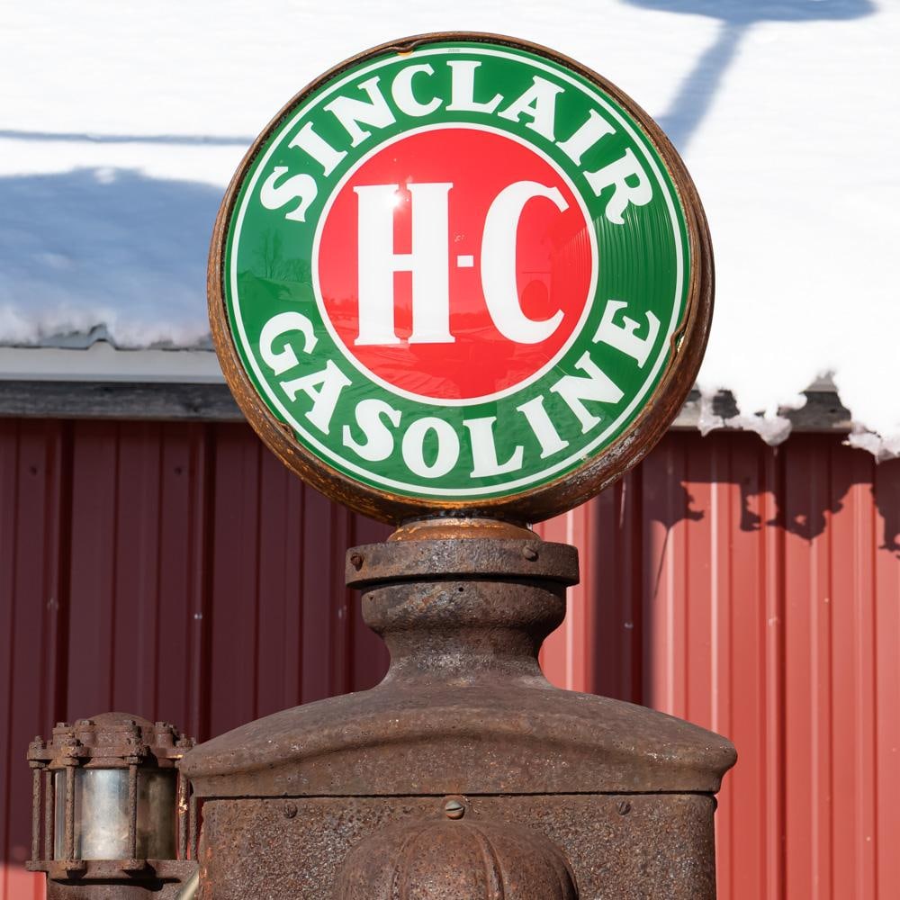 American Model 227 Clock Face Gas Pump - 12