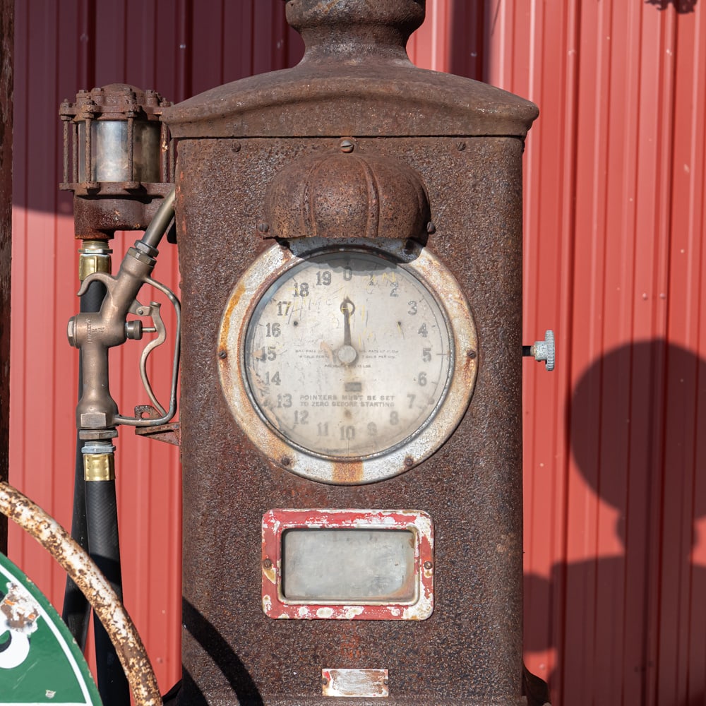 American Model 227 Clock Face Gas Pump - 3