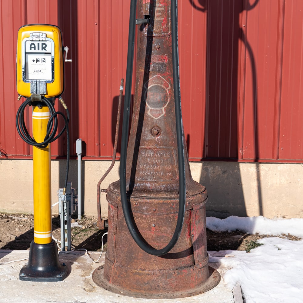 Fry "Mae West" 5 Gallon Visable Gas Pump - 5