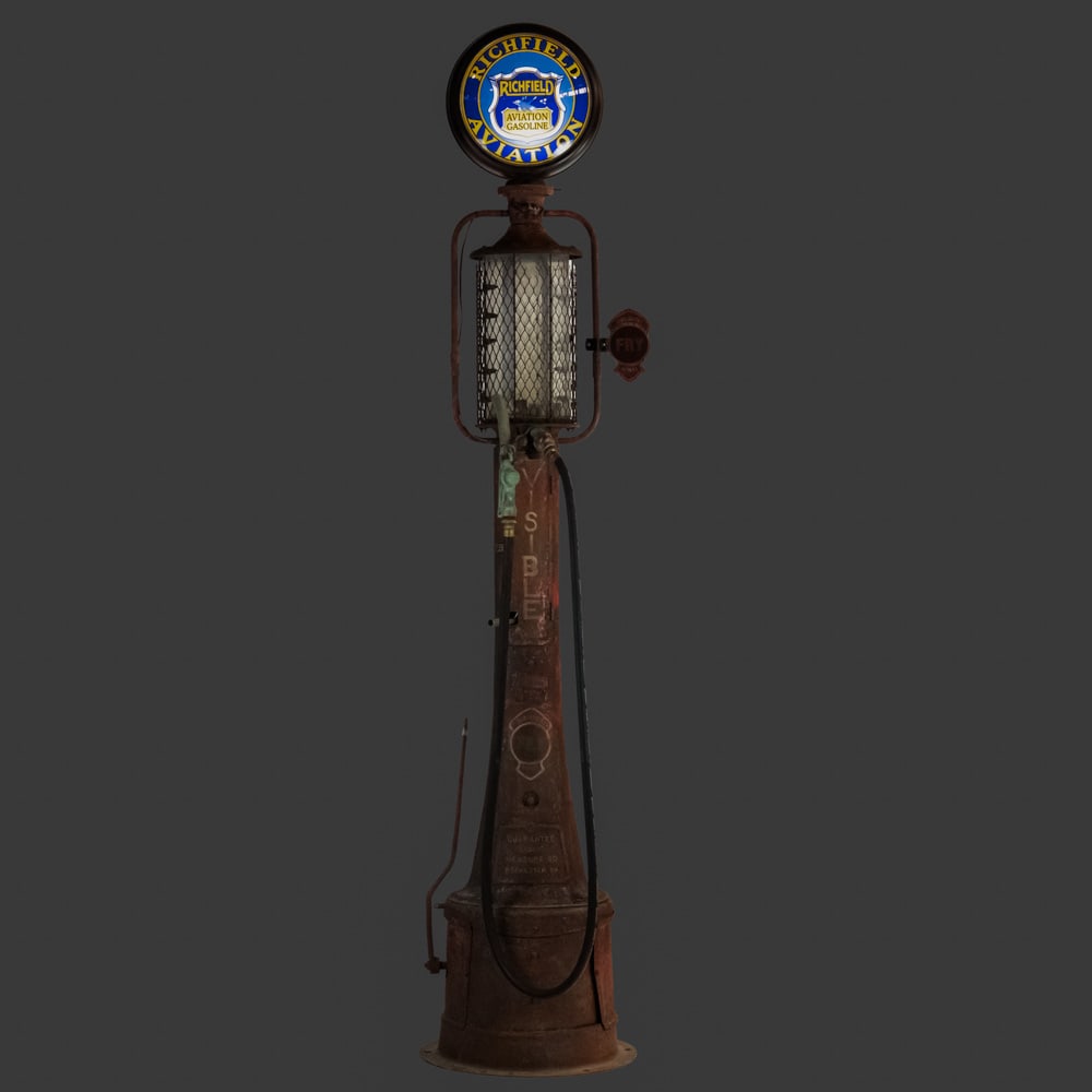 Fry "Mae West" 5 Gallon Visable Gas Pump - 6