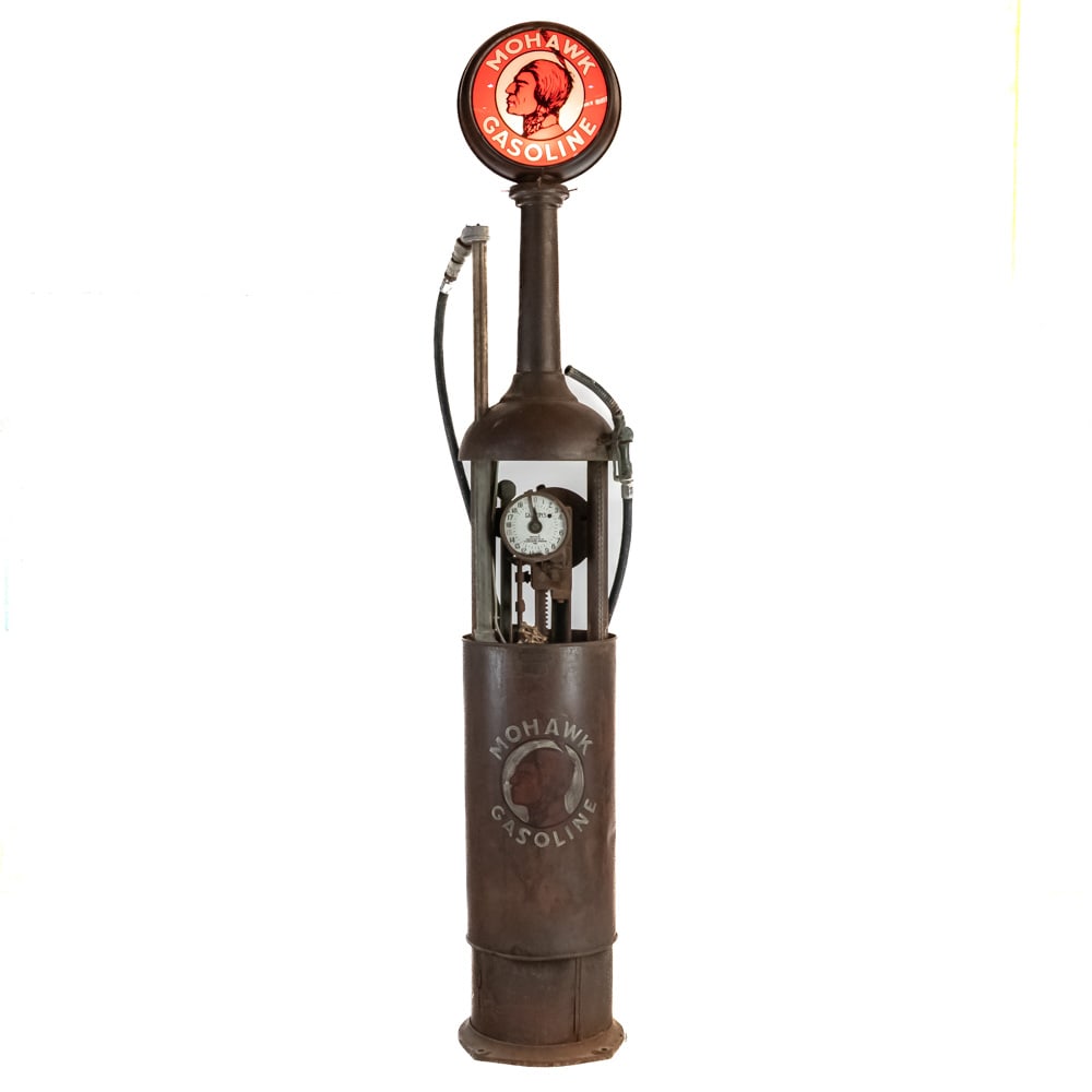 Wayne 280 Pre Visable Clock Face Gas Pump & Globe (1 of 17)