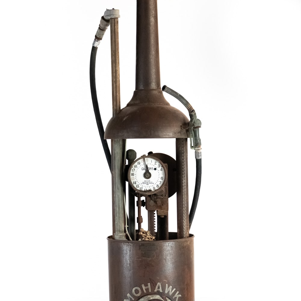 Wayne 280 Pre Visable Clock Face Gas Pump & Globe - 4