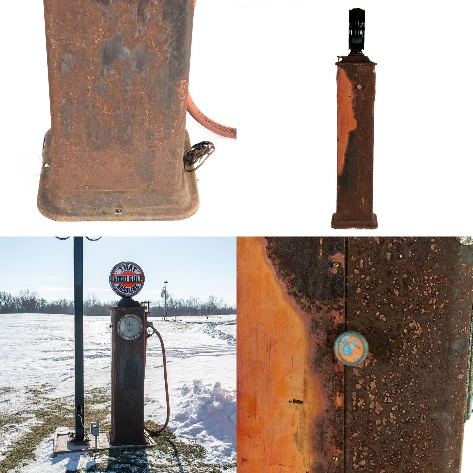 Pennsylvania Pump Co. Clock Face Gas Pump - 18