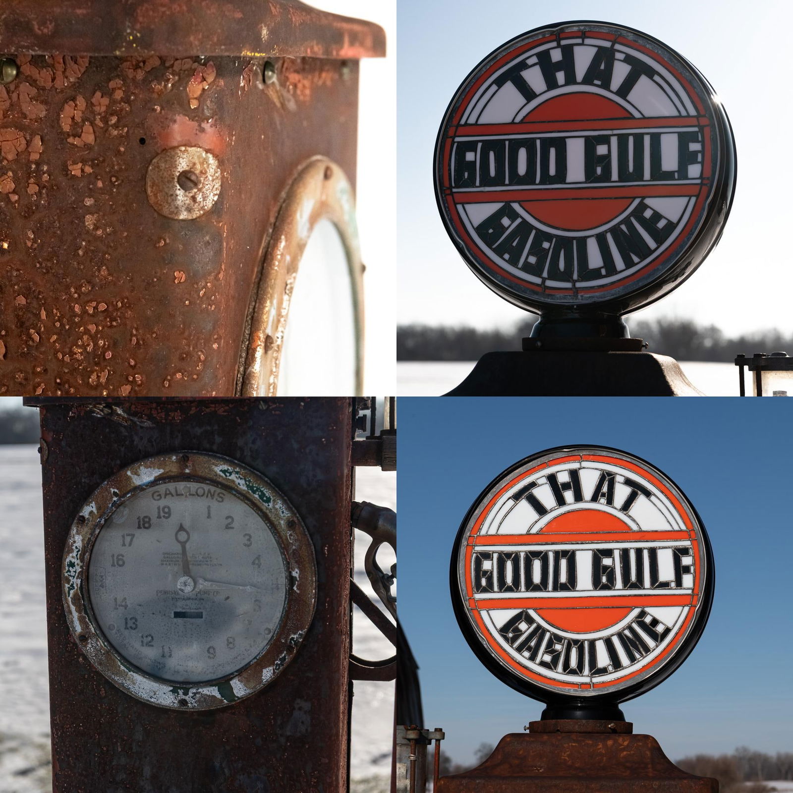 Pennsylvania Pump Co. Clock Face Gas Pump - 19