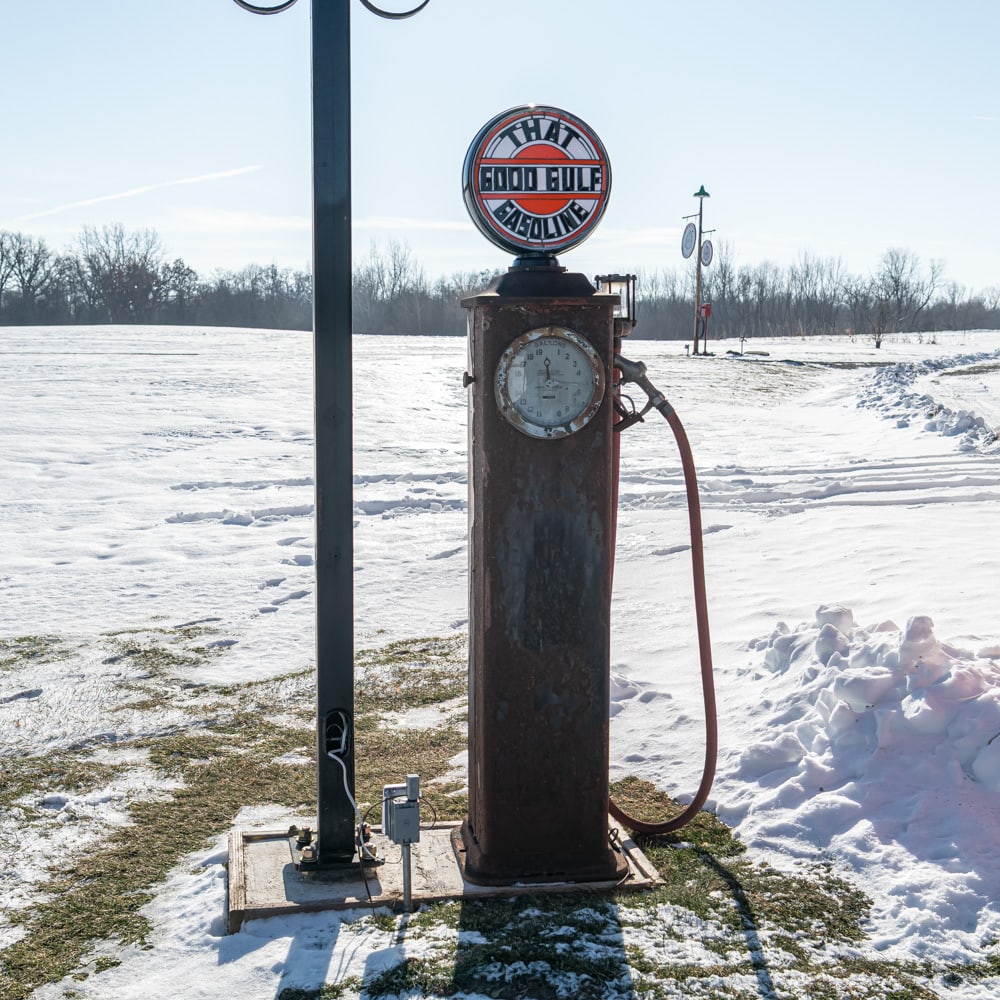 Pennsylvania Pump Co. Clock Face Gas Pump - 3