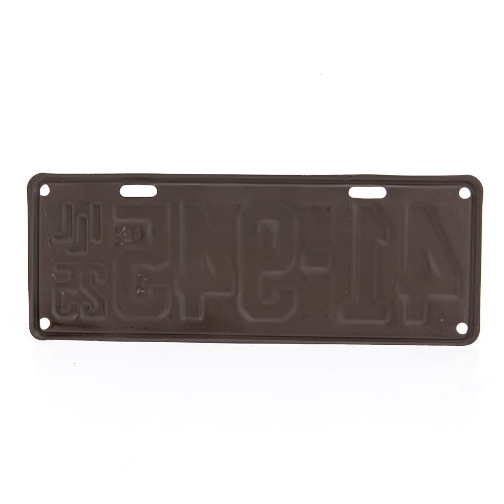 Illinois 1925License Plate - 4