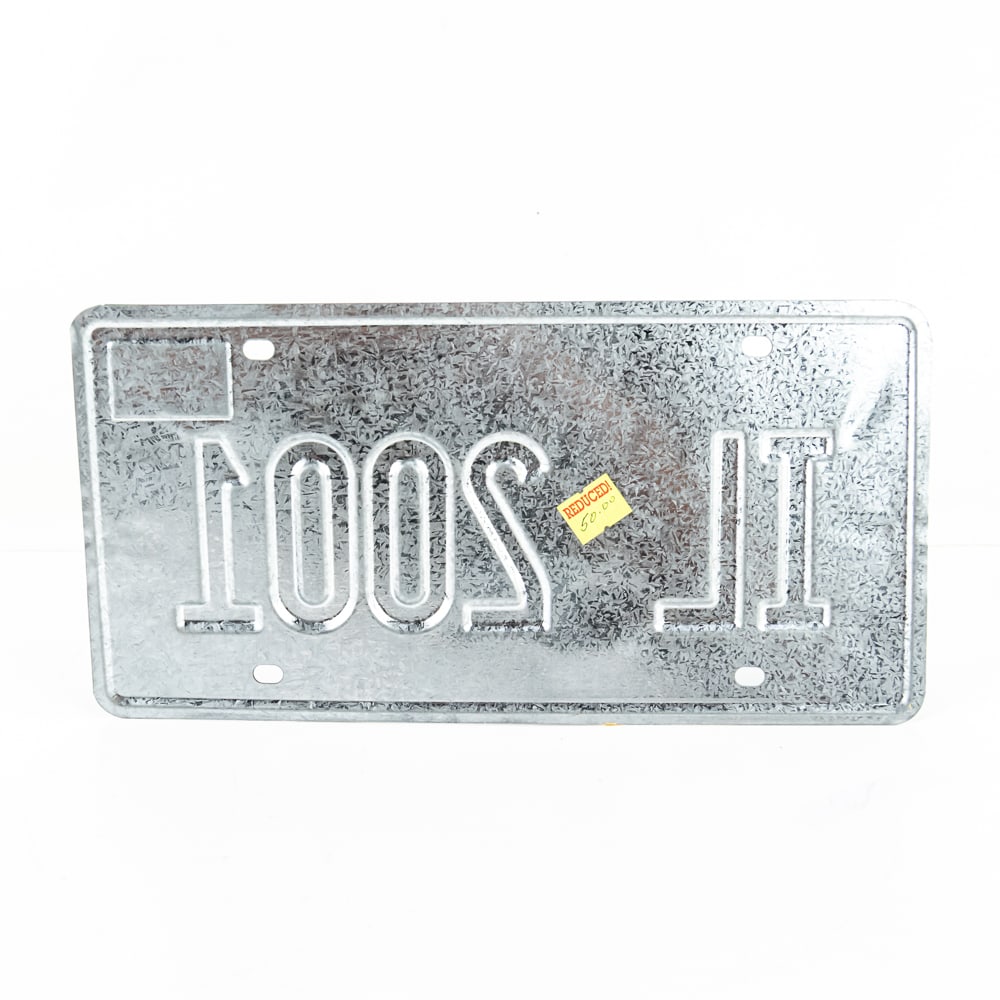 Illinois 2001 Sample License Plate - 3