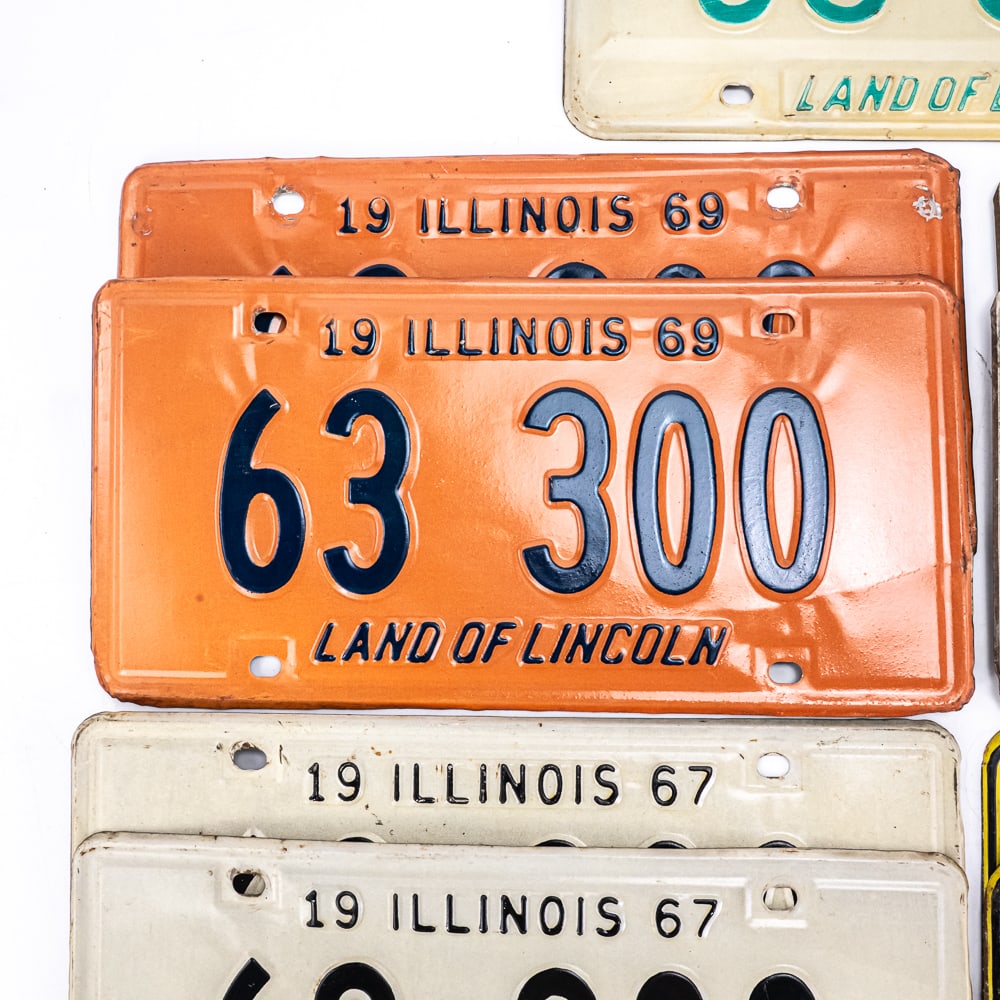 Illinois 1966-77 Partial Plate Run - 4