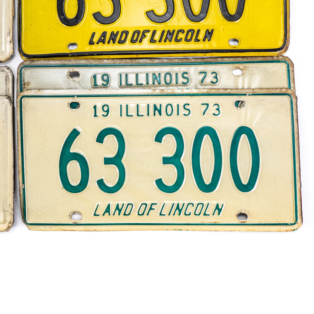 Illinois 1966-77 Partial Plate Run - 5