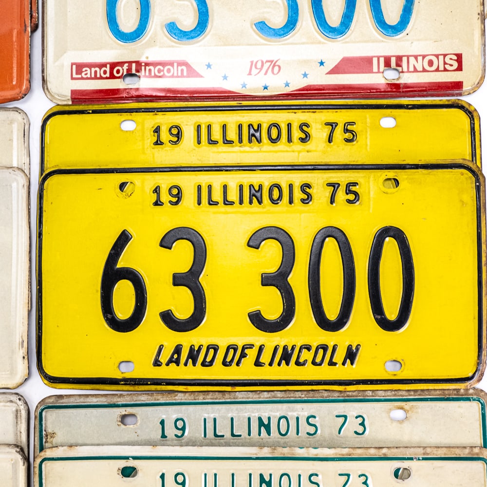 Illinois 1966-77 Partial Plate Run - 6