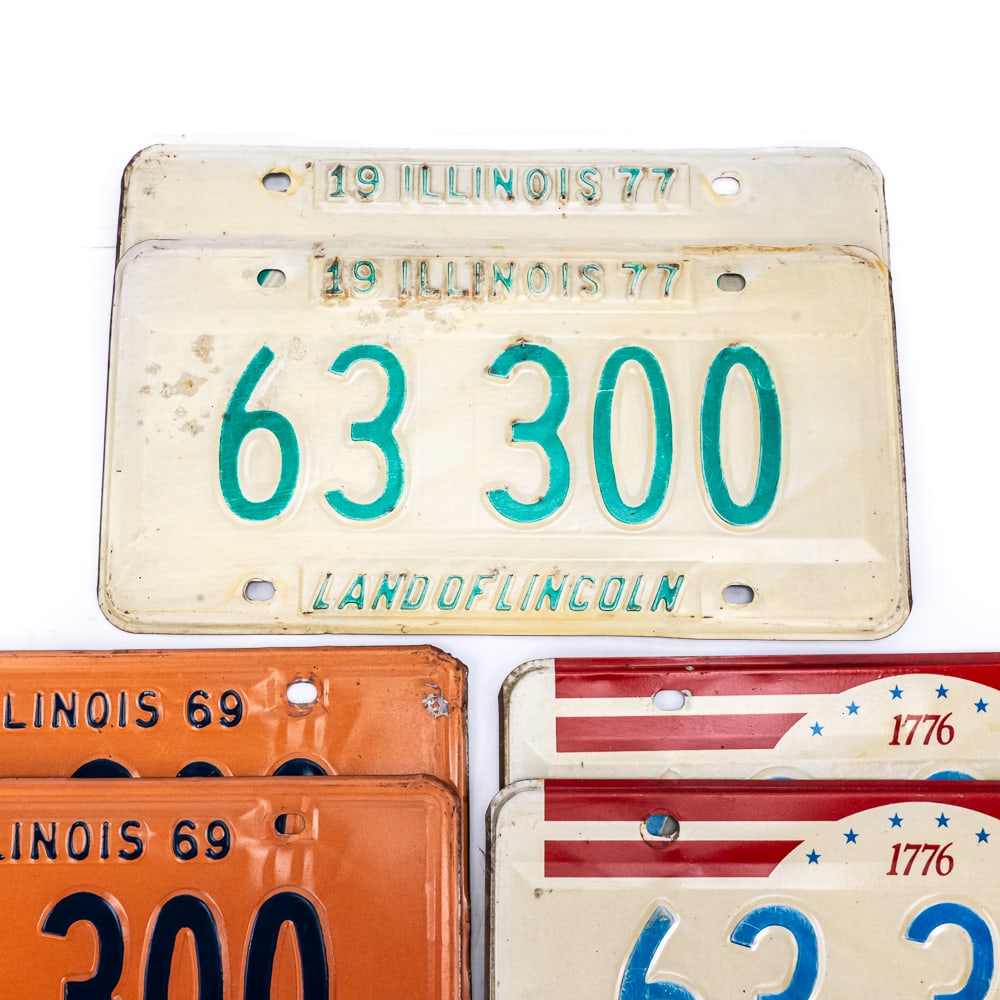 Illinois 1966-77 Partial Plate Run - 8