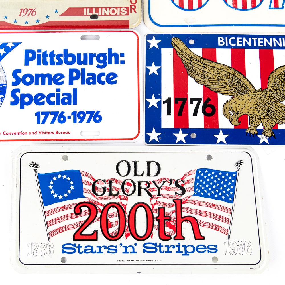 5 Bicentennial License Plates - 4