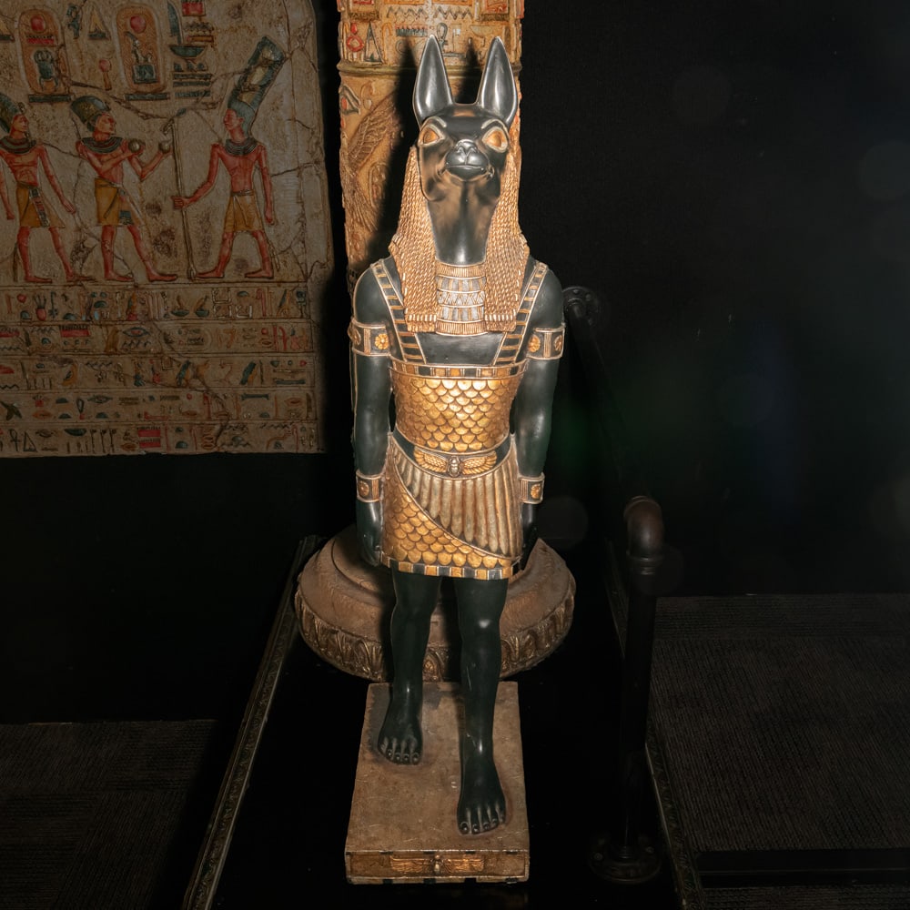 Large Anubis Guardian Statue-Right (1 of 4)