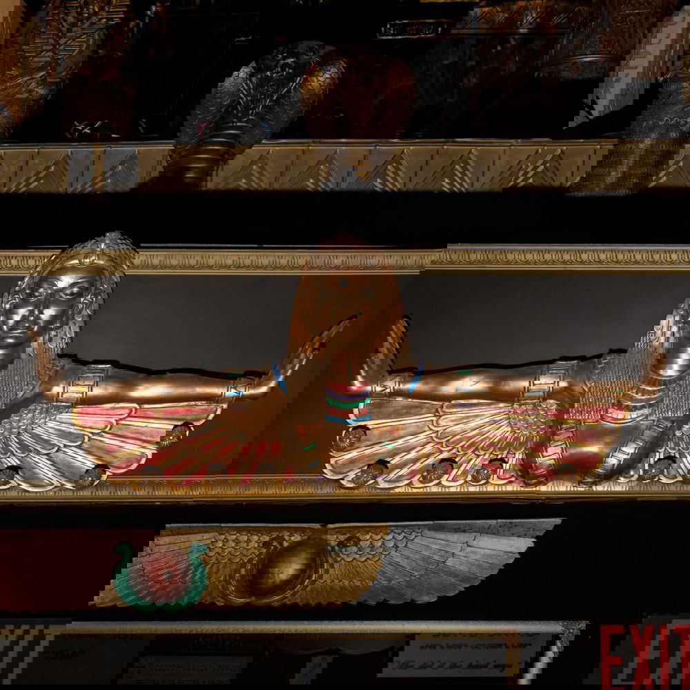 Egyptian Revival Winged Isis Coat Rack (1 of 2)