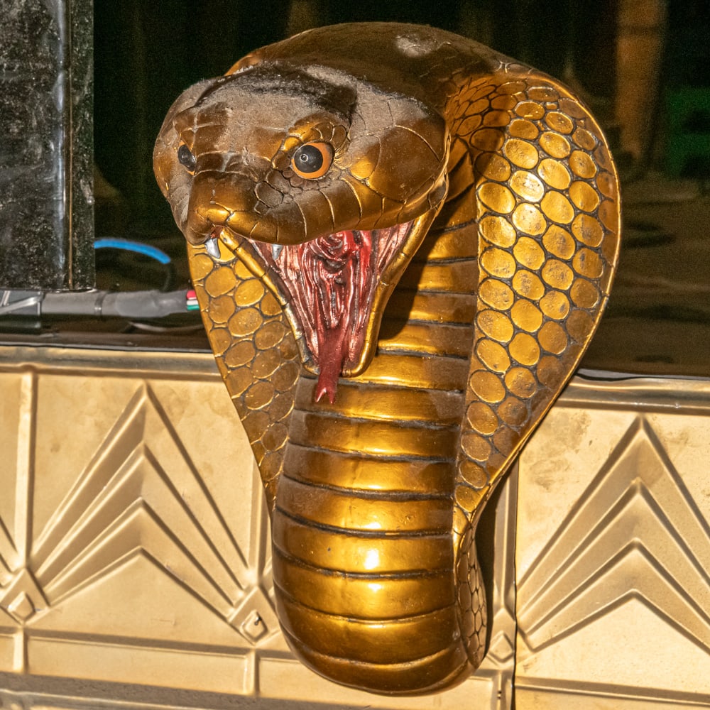 Captivating Protective Cobra Statue - 2