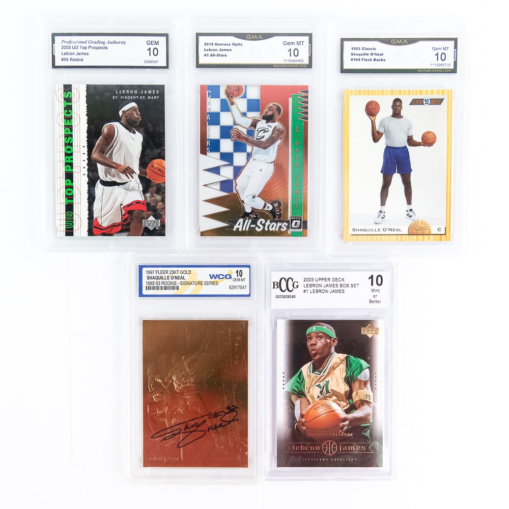2003 Upper Deck Lebron James #1 Box Set BCCG 10 ++ (1 of 12)