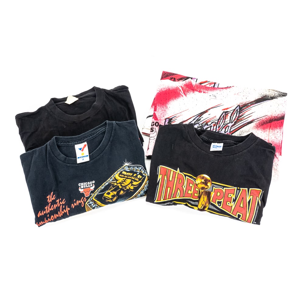 1991 1992 1993 Chicago Bulls Championship T Shirts (1 of 9)