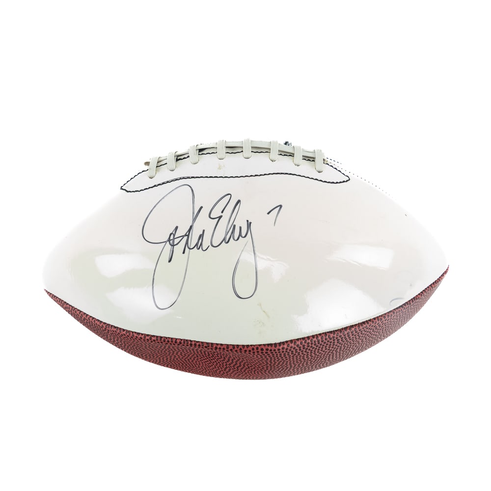 John Elway Autographed All Star Weekend Football (1 of 4)