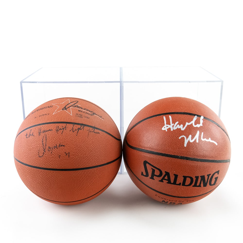 Dominique Wilkins & Harold Miller AUTO Basketball (1 of 8)