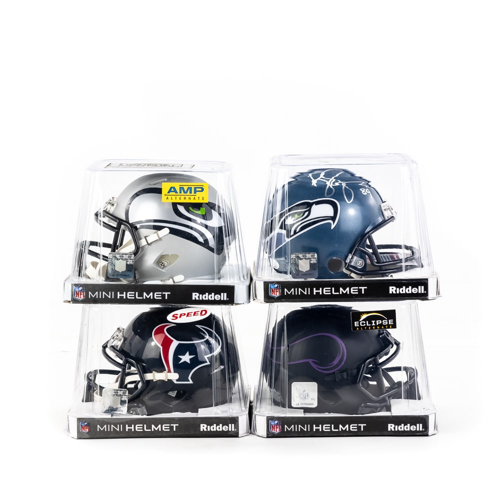 B Engram J Randle D Watson AUTO Mini Helmets w COA (1 of 19)