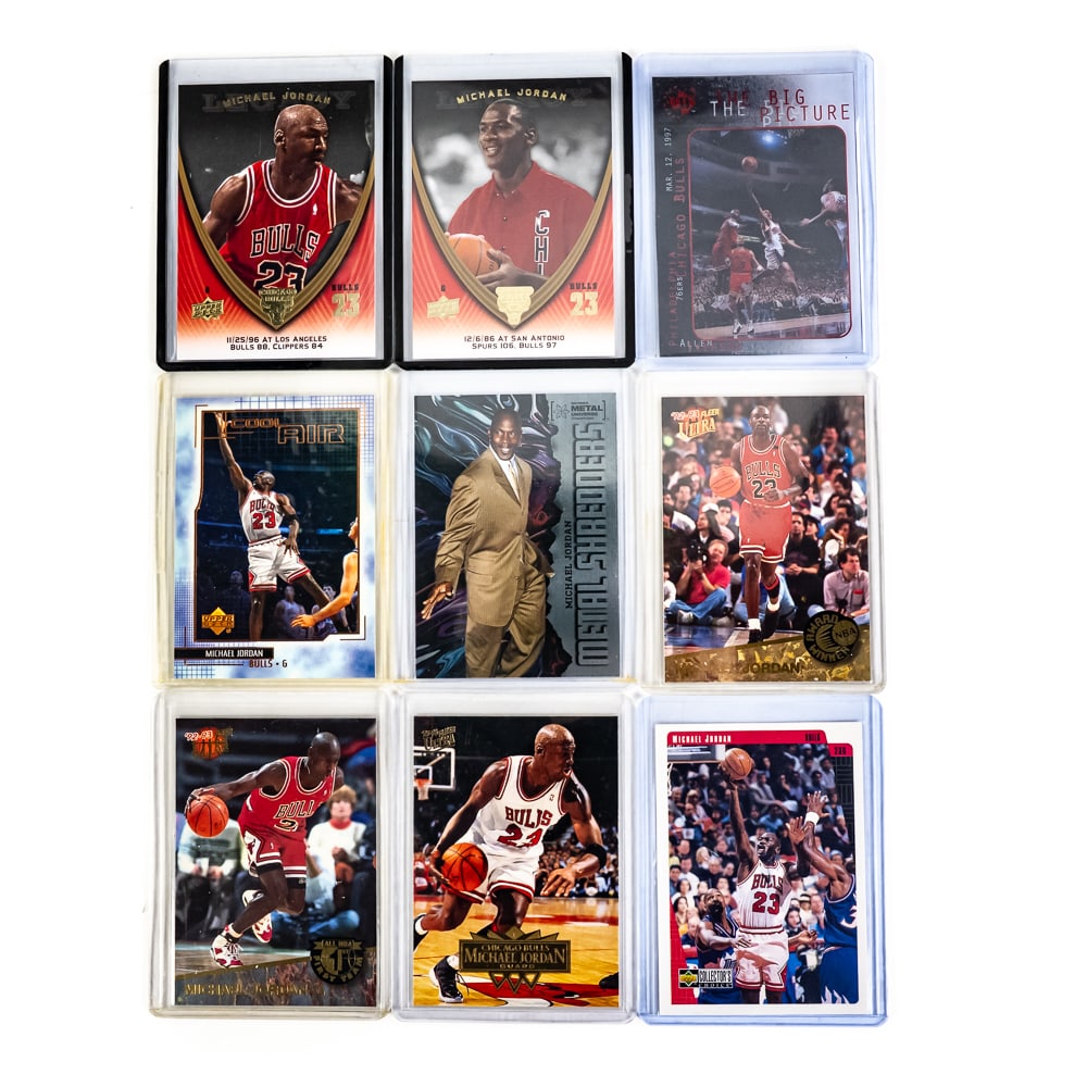 (40) Assorted Michael Jordan Cards Upper Deck SP + - 10