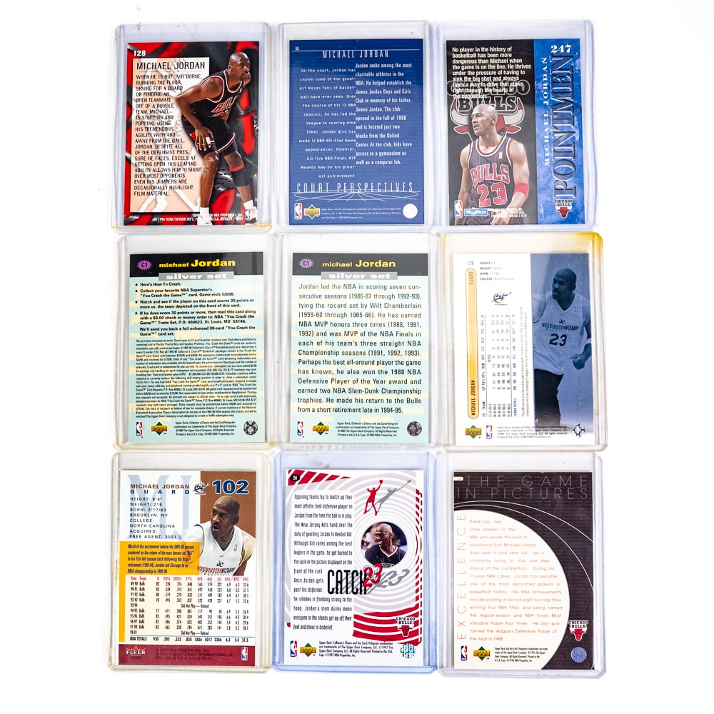 (40) Assorted Michael Jordan Cards Upper Deck SP + - 15