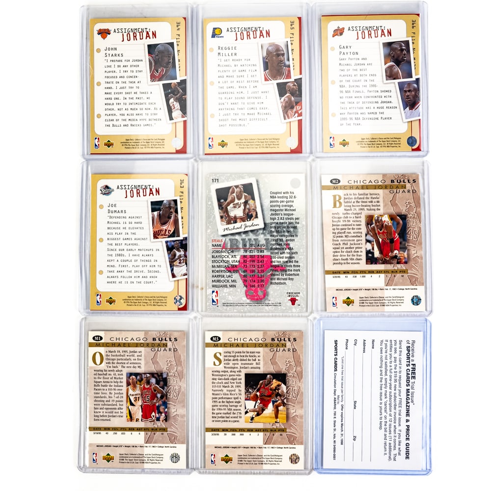 (40) Assorted Michael Jordan Cards Upper Deck SP + - 7