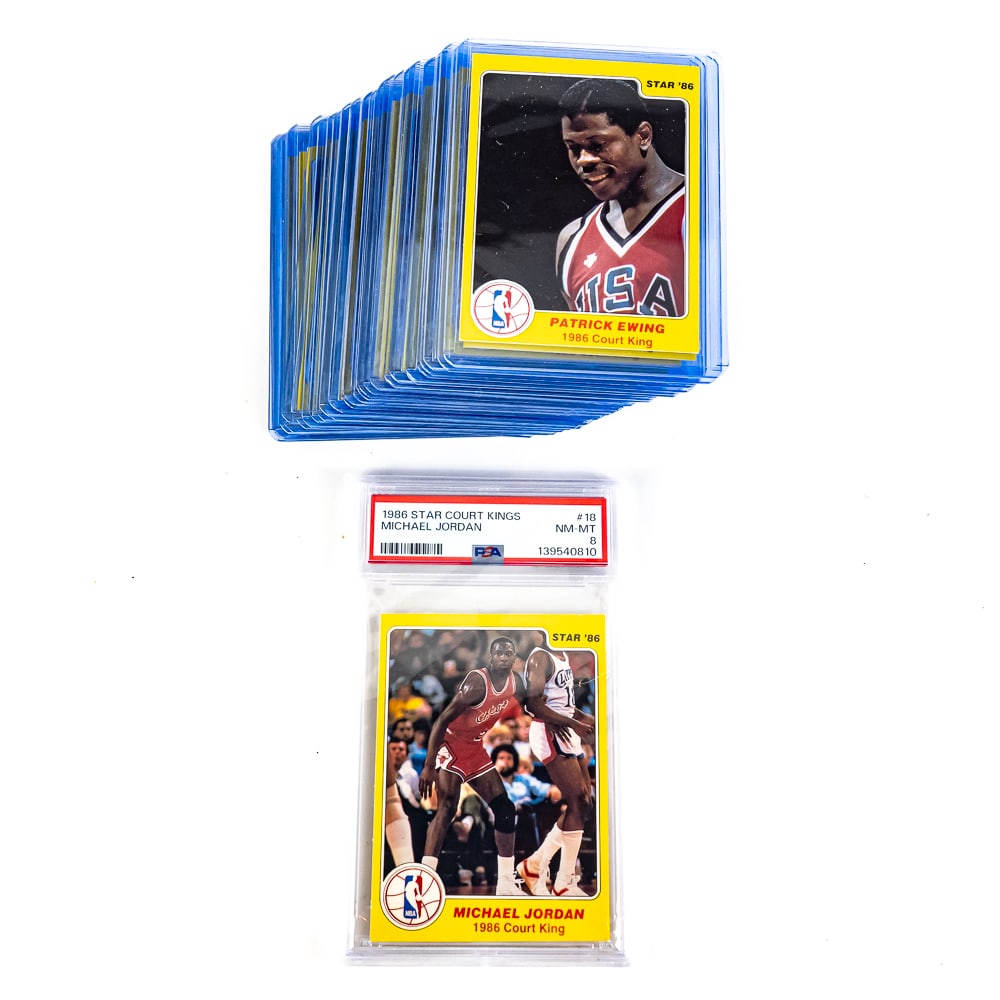 1986 Star Court Kings Complete Set w Jordan PSA 8 (1 of 9)