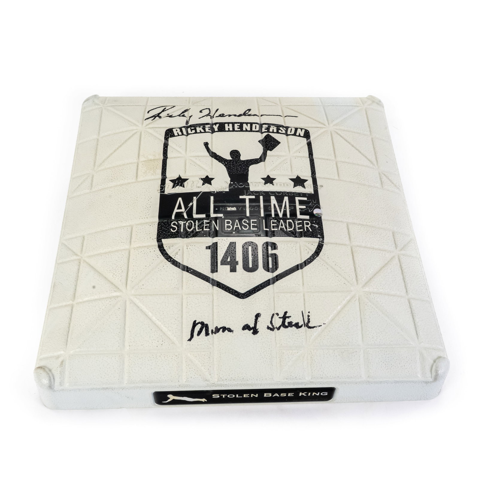 Rickey Henderson AUTOGRAPHED Base w JSA (1 of 11)
