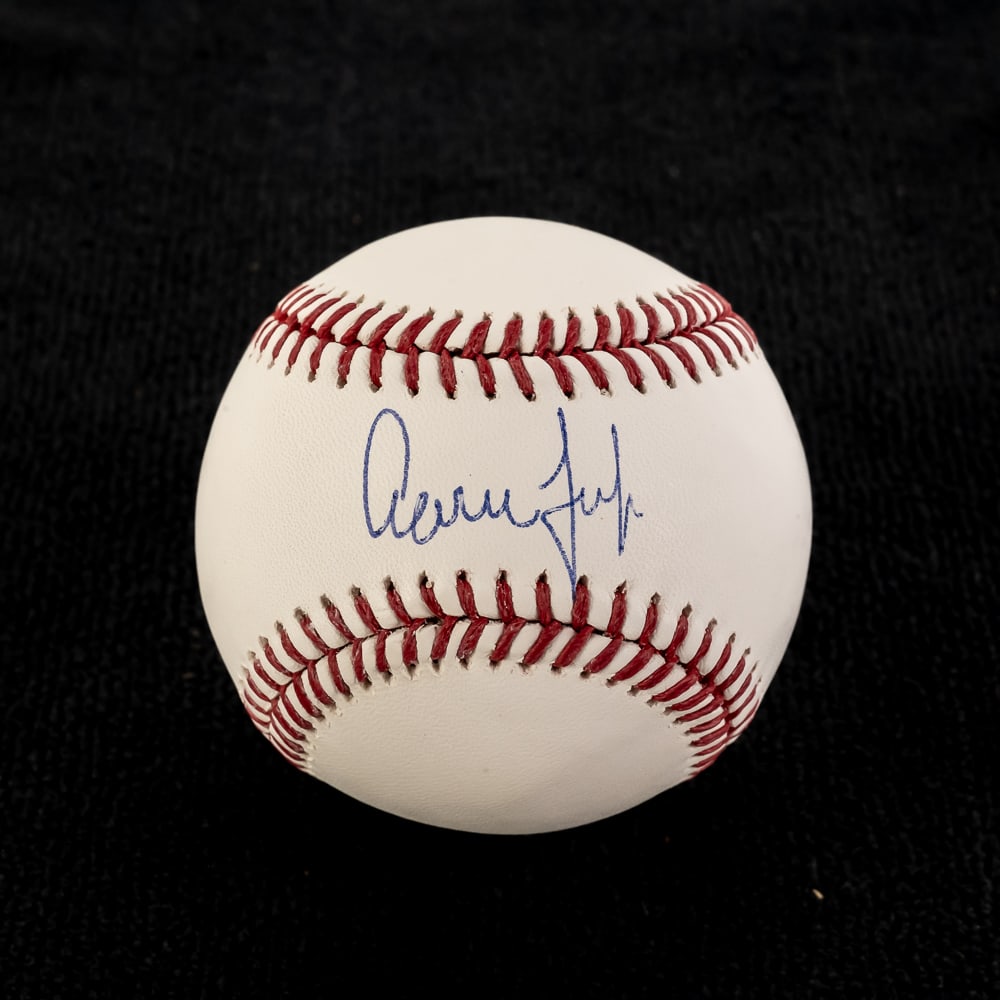 Aaron Judge Autographed MLB Baseball Fanatics COA (1 of 3)