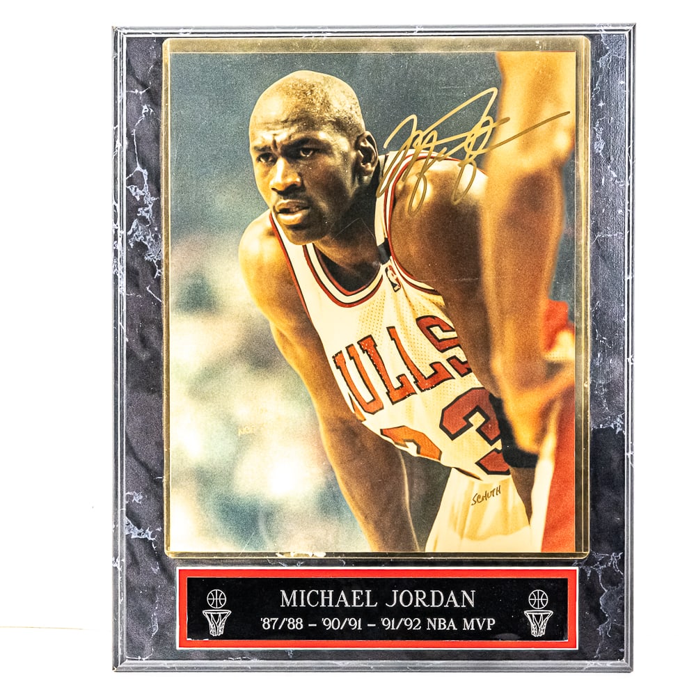 Michael Jordan Autographed 92 Finals Schuth Photo (1 of 7)