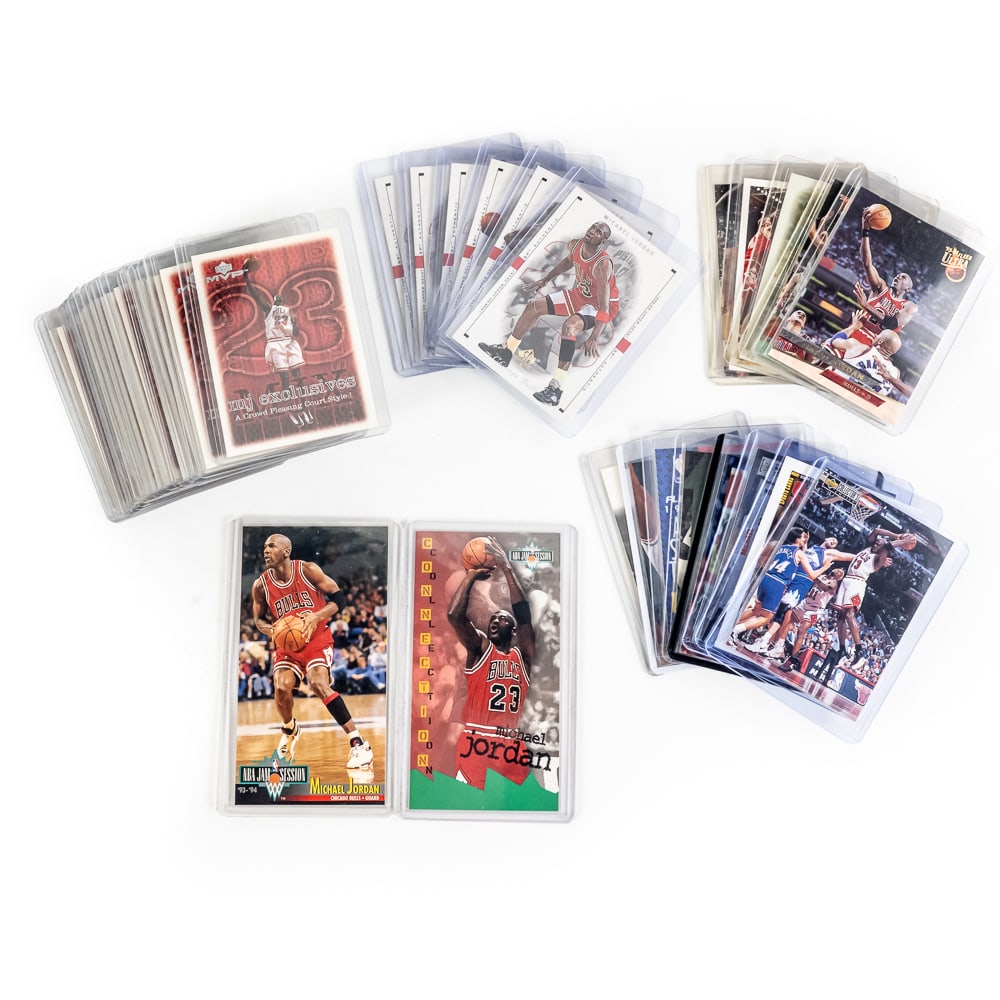 (39) Assorted Michael Jordan Raw NBA Cards UD ++ (1 of 8)