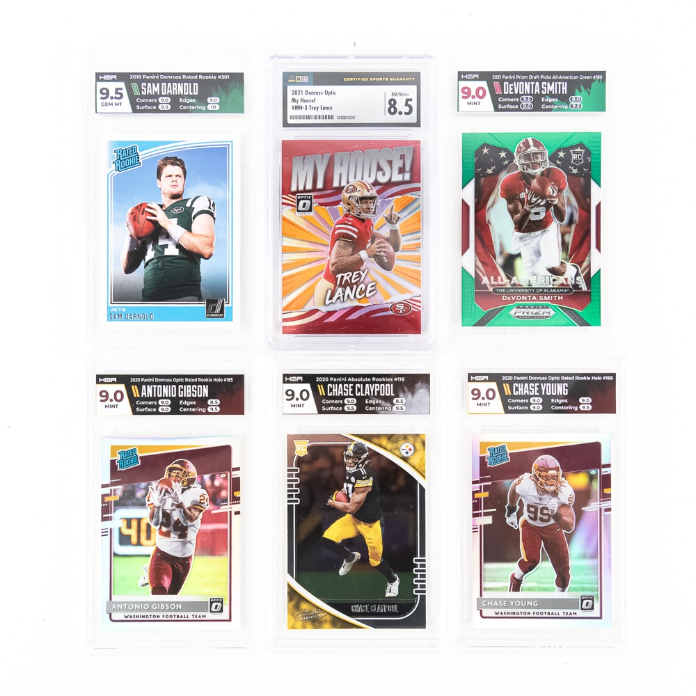 NFL Slabbed Card Assortment Trey Lance Smith Young (1 of 13)