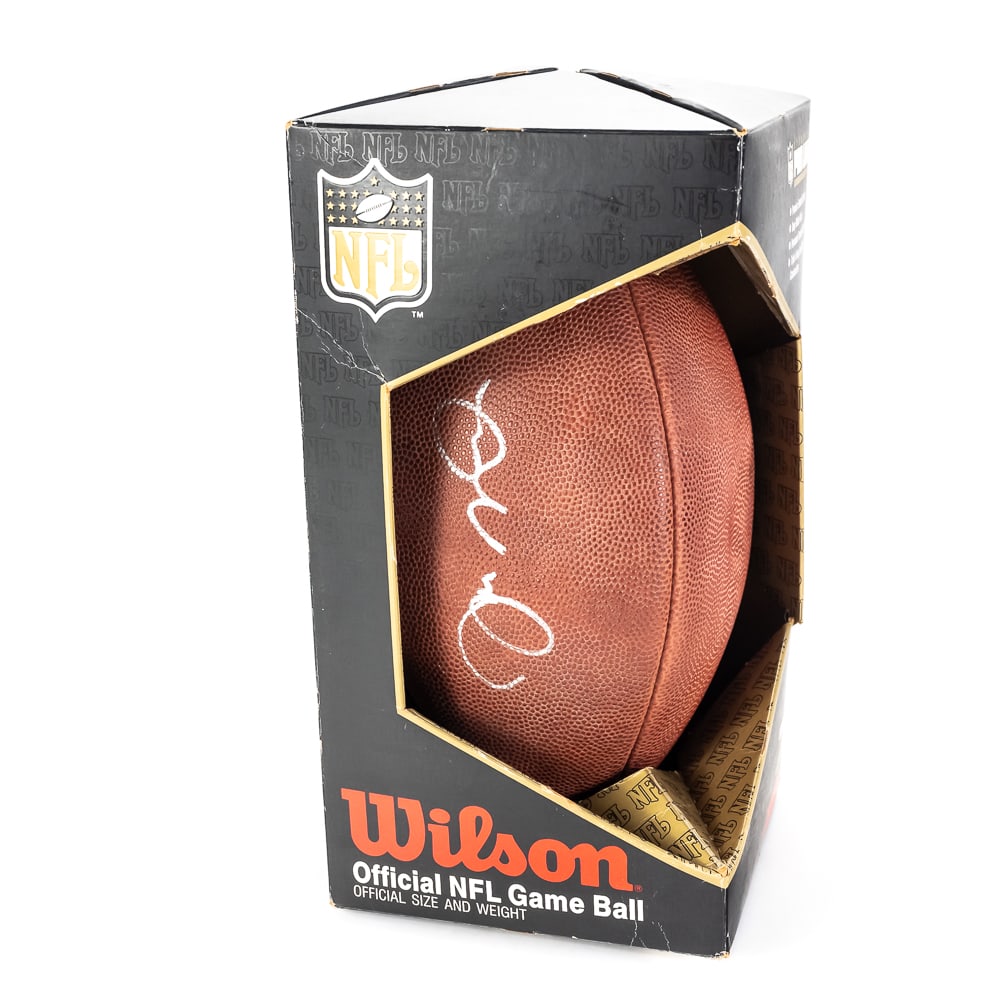 Joe Montana AUTOGRAPHED Wilson Football Goldin COA (1 of 7)