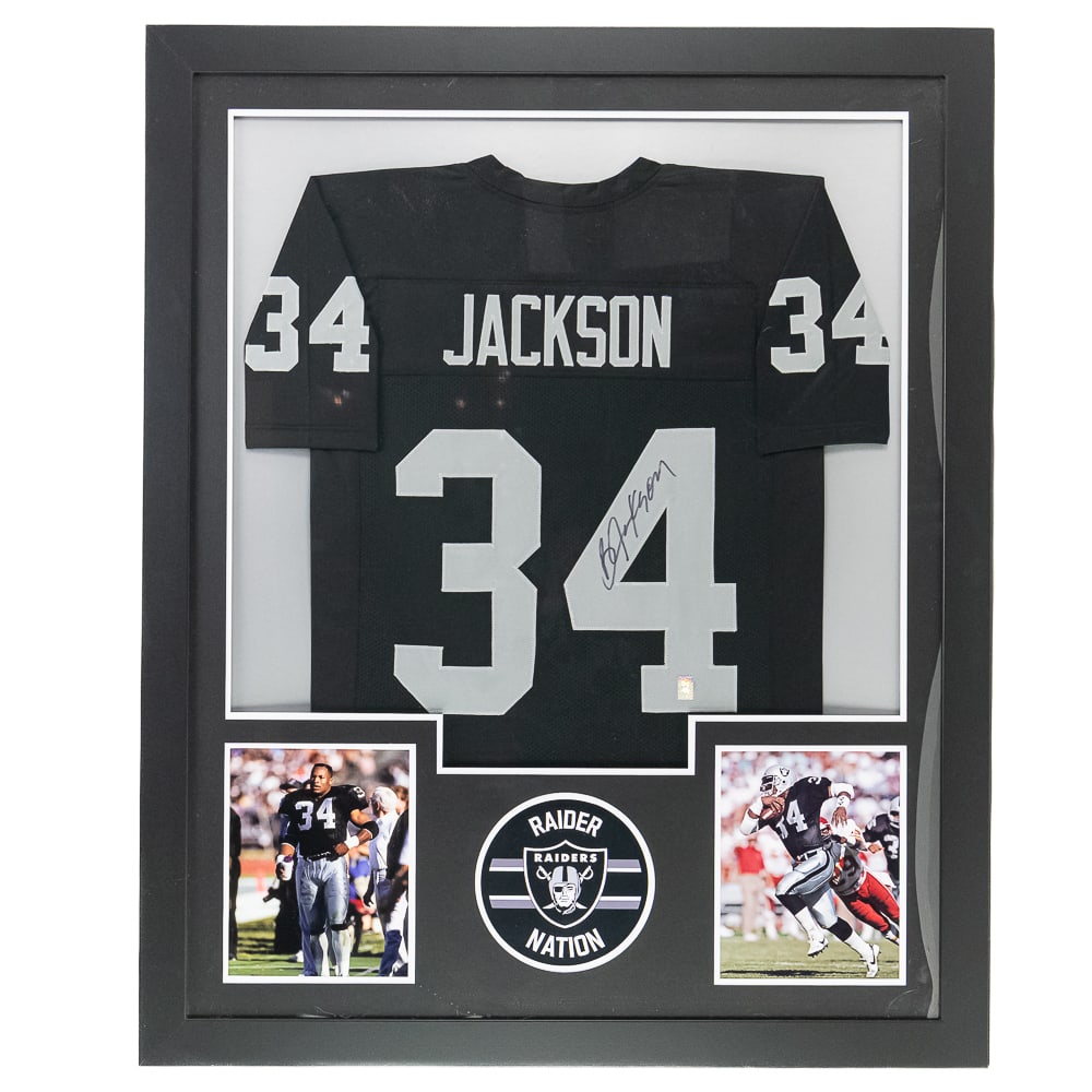 Bo Jackson AUTO Framed Jersey BO Jackson COA (1 of 5)