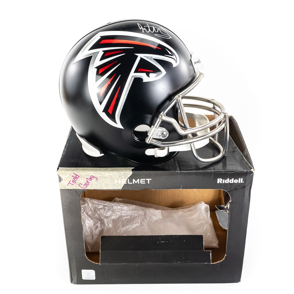 Todd Gurley Signed Falcons Riddell FS Helmet COA (1 of 12)