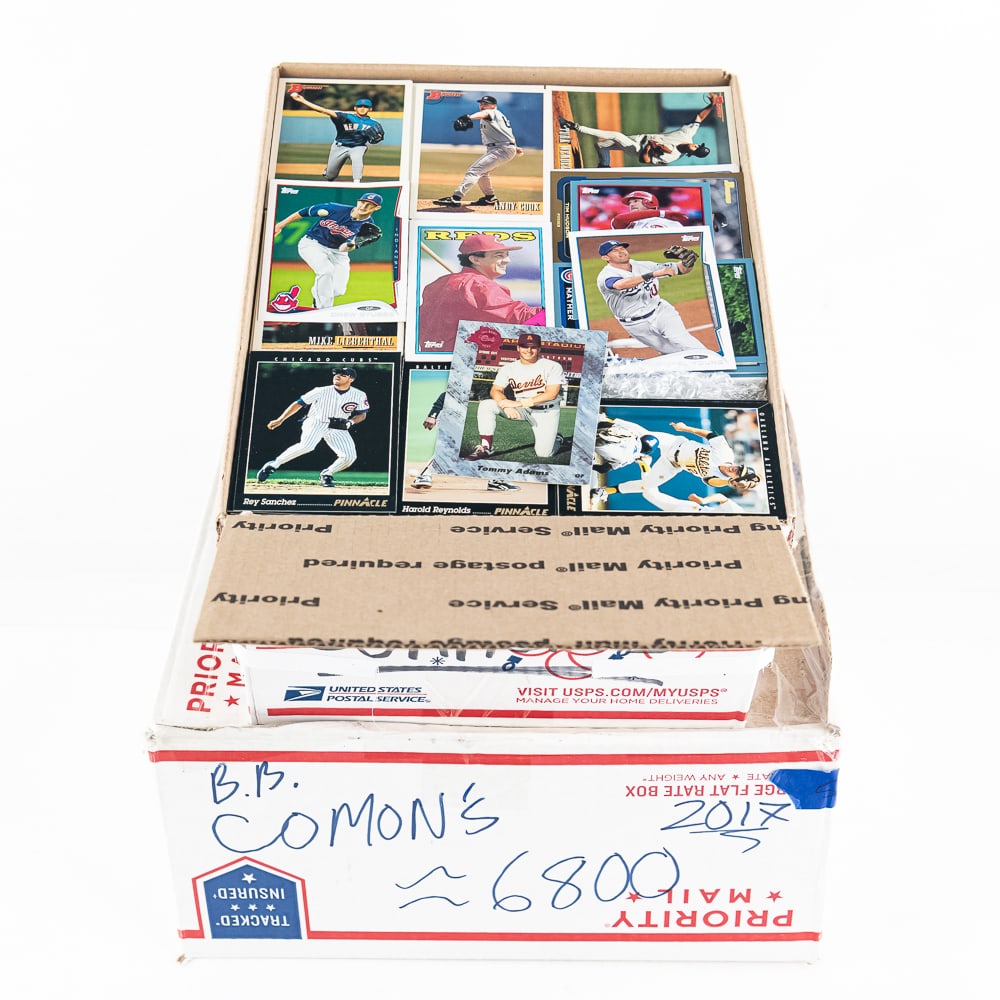 10,800 Assorted MLB Common Baseball Cards +/- (1 of 3)