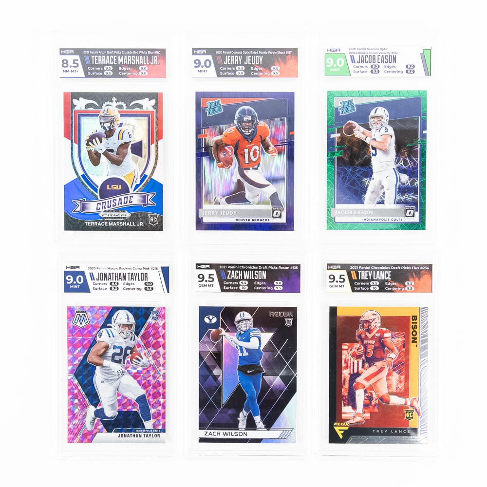 NFL Slabbed Card Assortment Lance Jeudy Marshall + (1 of 13)