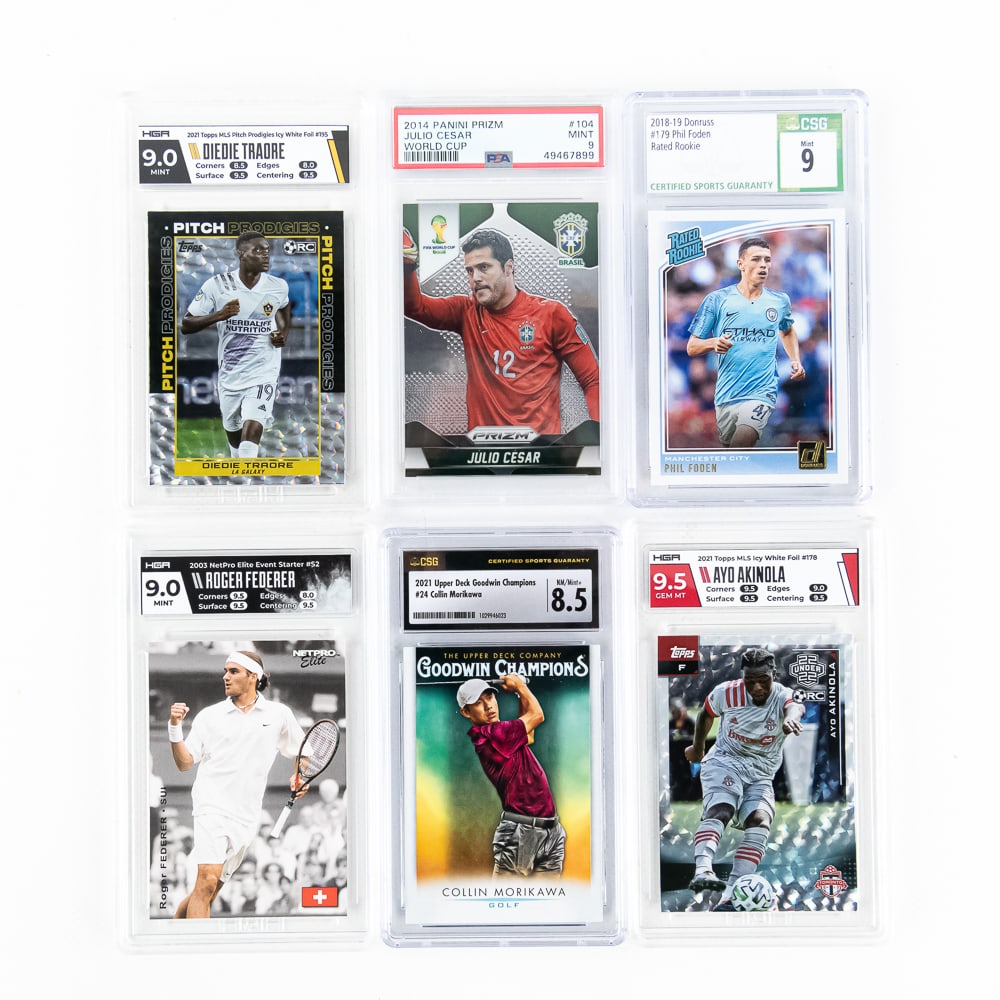 Golf MLS Tennis Slabbed Card Assortment Morikawa + (1 of 13)