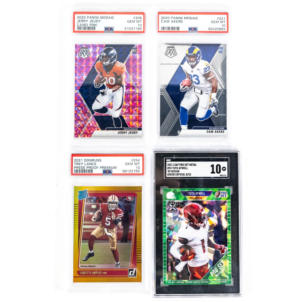 21 Donruss RR T Lance 20 Cam Akers Jeudy PSA 10+ (1 of 9)