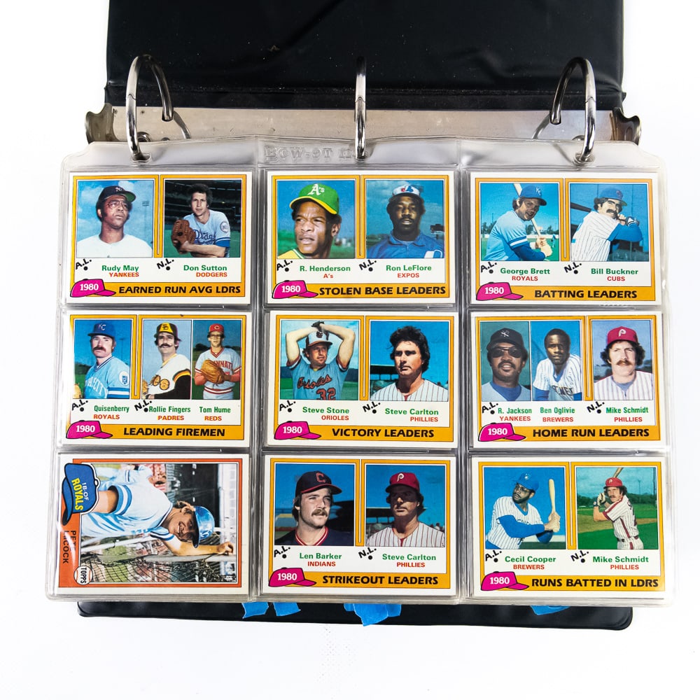 Complete 1981 Topps MLB Baseball Binder Set - 2