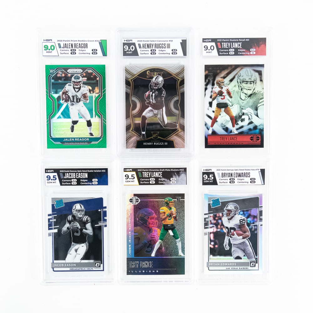 NFL Slabbed Card Assortment Prisms Lance Ruggs + (1 of 13)