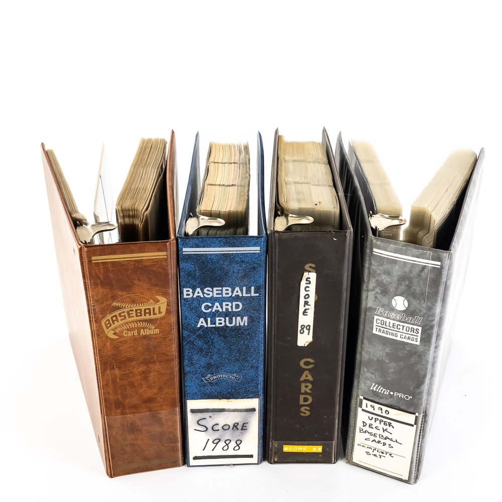 1988 1989 MLB Score 1990 UD & Bowman Binder Sets (1 of 16)