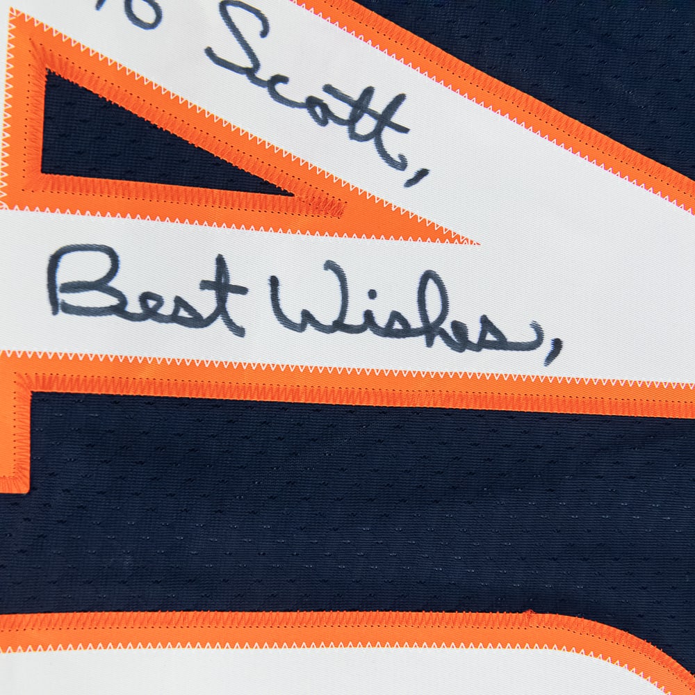 Gale Sayers Autographed Reebok Throwback Jersey - 4